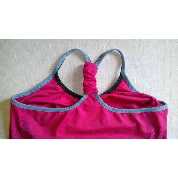 KIWI KATE, SIZE S, FUSHIA YOG TOP. GREY TRIM, UNIQUE DESIGN - Picture 5 of 7